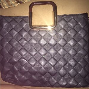 Ashley Stewart black purse 👛 with wooden handles